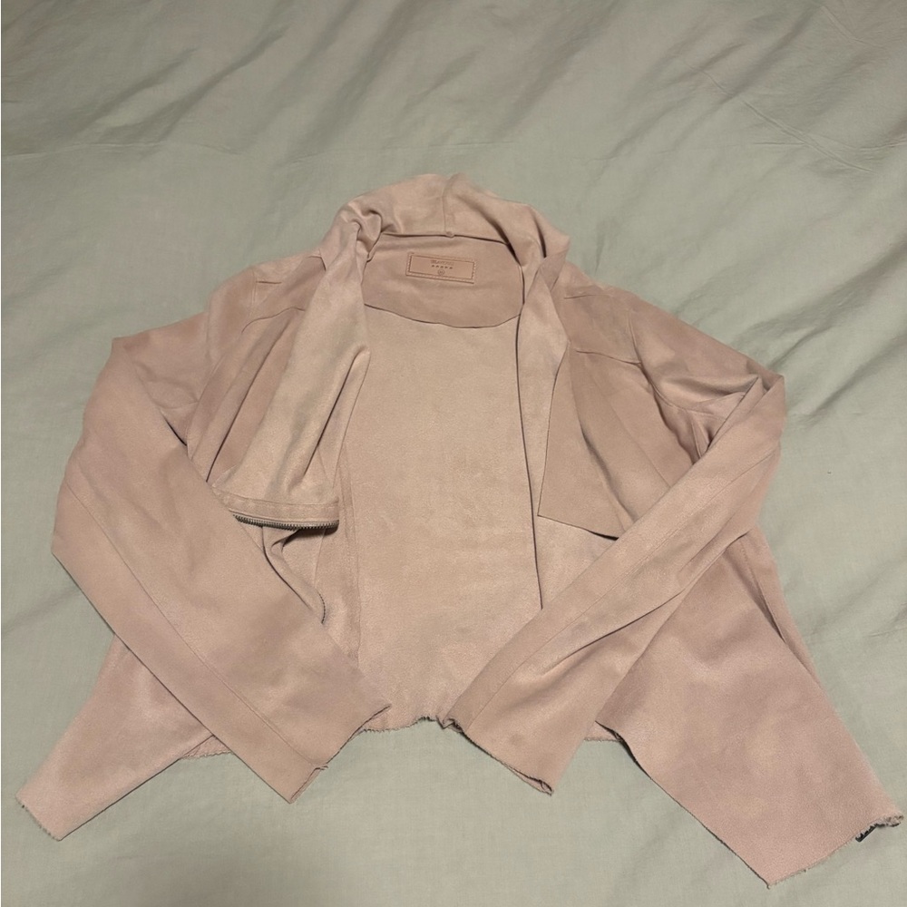 Blank NYC Women's Blush Open Front Jacket